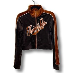 Jaded London Velour Zip Up Jacket